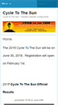 Mobile Screenshot of cycletothesun.com